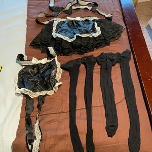French Maid Accessories by CostumeUSA Brand.